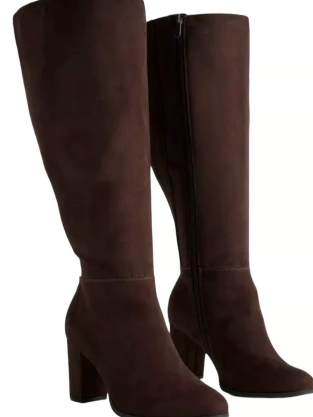 NWOT Torrid Almond Toe Heel Knee Boots